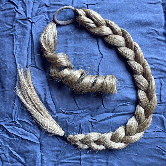 INH Hair Accessories - INH Lara Braid Ponytail Extension - Ash Blonde